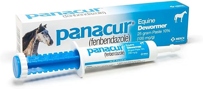 Panacur Horse Dewormer Paste 10% Fenbendazole 3 Pack Equine Paste
