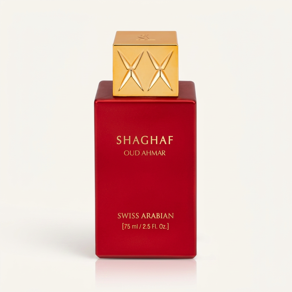 Swiss Arabian Shaghaf Oud Ahmar Eau de Parfum – 75ml / 2.5 Fl. Oz. Unisex Fragrance
