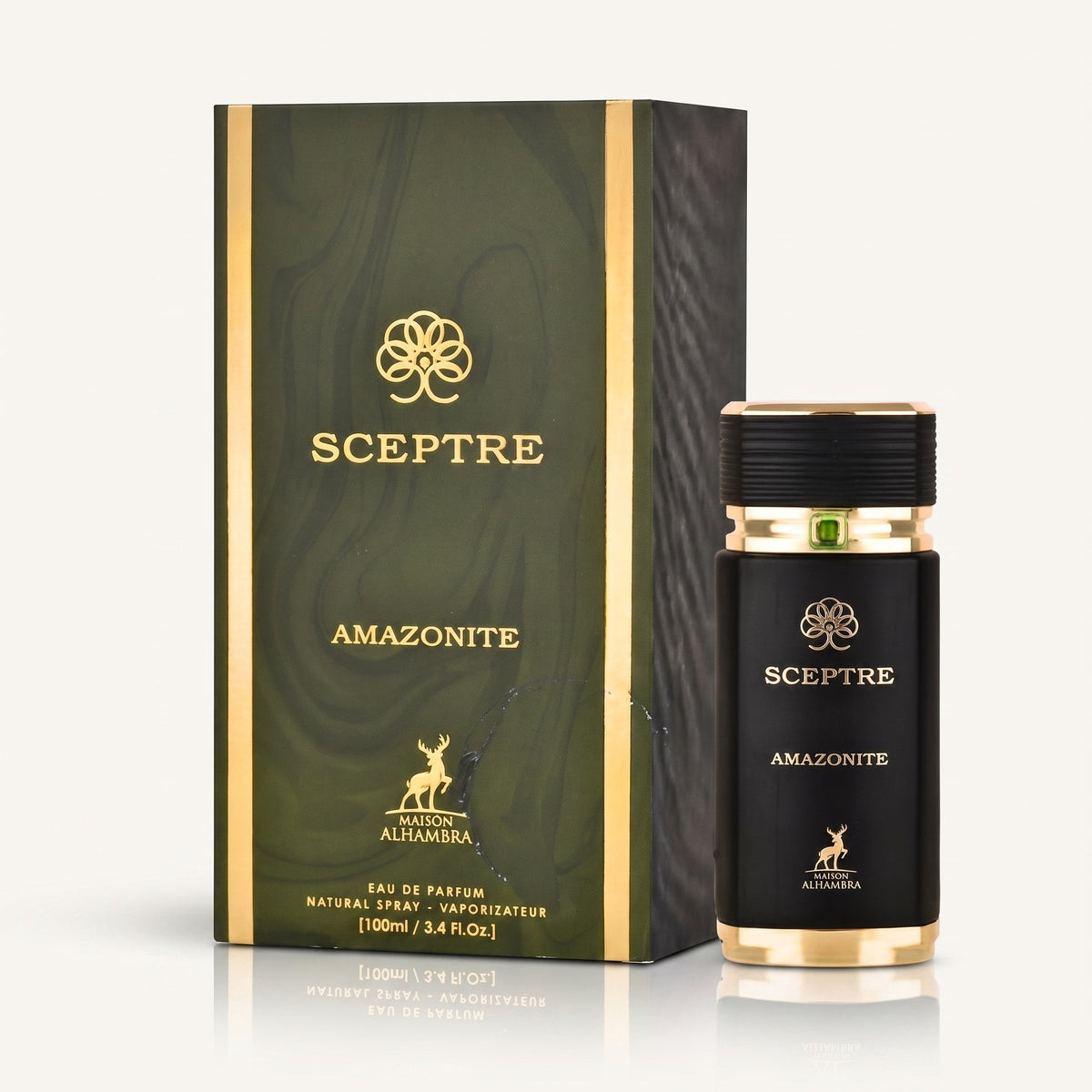 Maison Alhambra Sceptre Amazonite Eau de Parfum for Men – 100ml / 3.4 Fl. Oz.