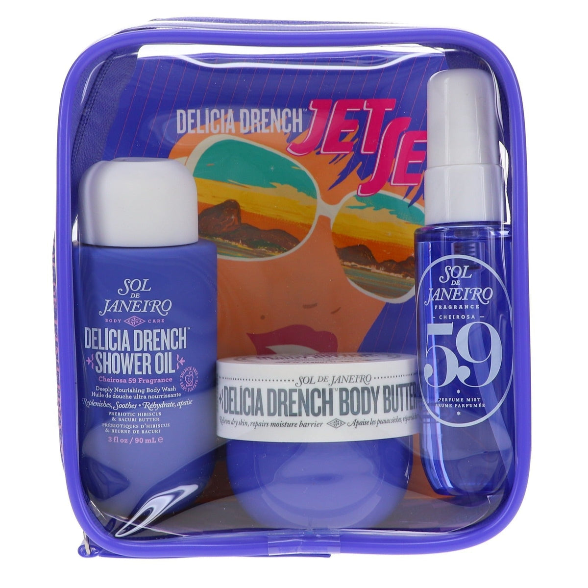 Sol de Janeiro Delícia Drench Jet Set – Hydrating Body Care Gift Set