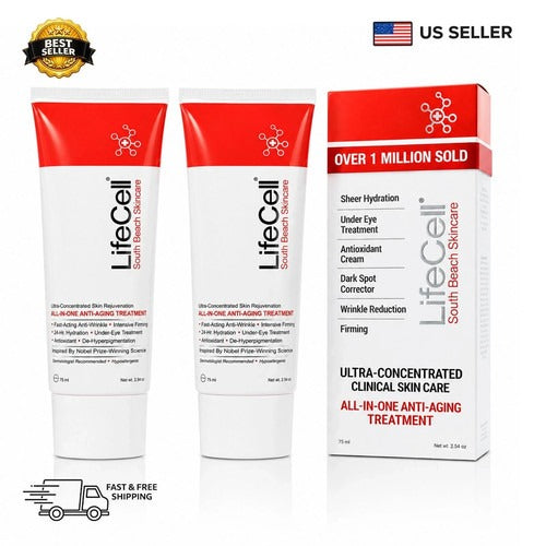 South Beach All-In-One Anti-Aging Treatment 2.54oz Firming Hydrating Skincare