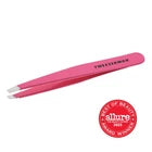 Tweezerman Slant Tweezer Pink Stainless Steel Eyebrow Precision Grooming Tool