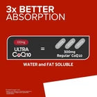 Qunol Ultra CoQ10 100mg Softgels 90 Count 3X Better Absorption