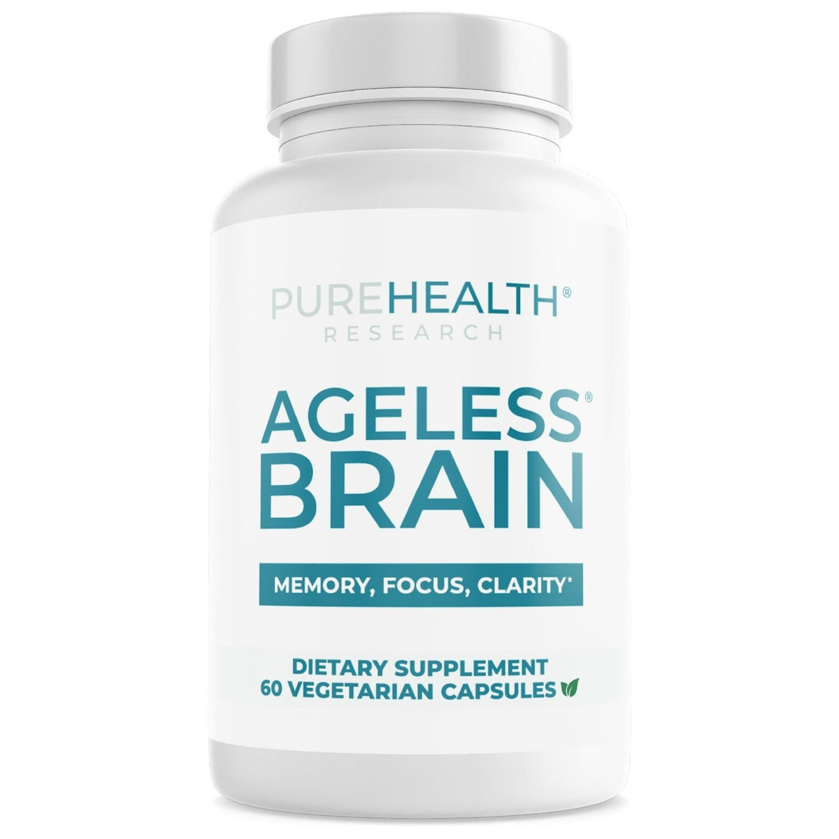 PureHealth Research Ageless Brain Cognitive Support Supplement