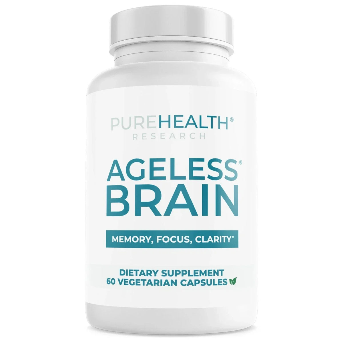 PureHealth Research Ageless Brain Cognitive Support Supplement