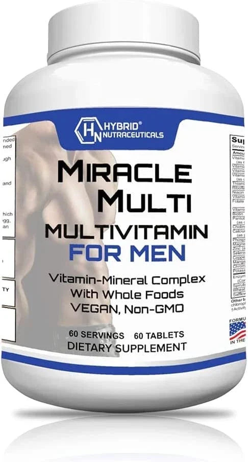 Men's Multivitamin Multimineral Daily Vitamin Supplement Non-GMO