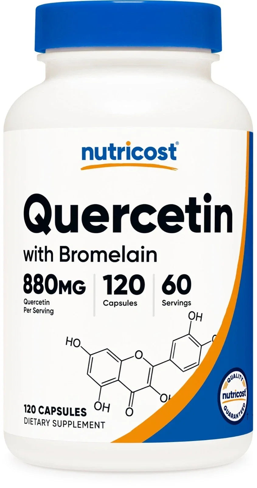 Nutricost Quercetin with Bromelain, 120 Capsules, 60 Servings