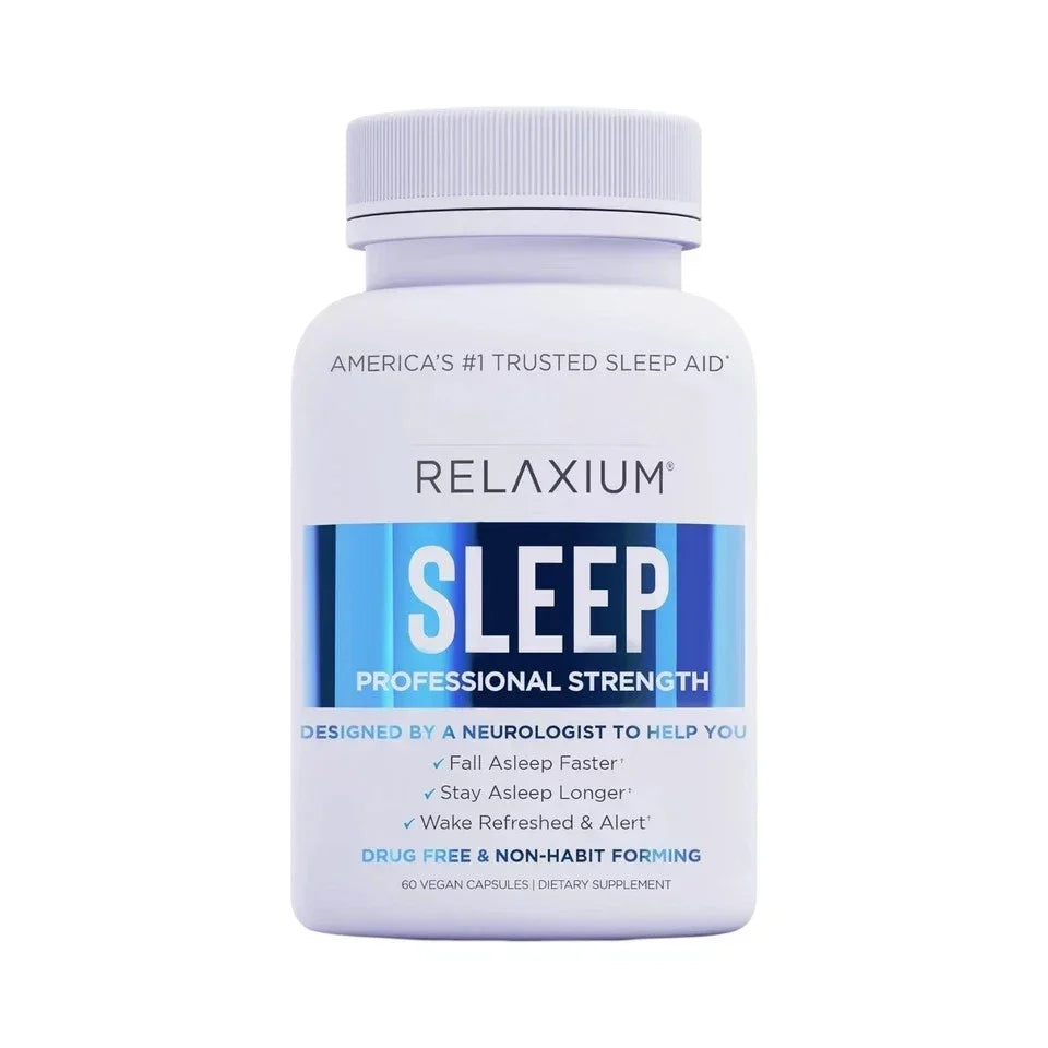 Relaxium Sleep Supplement 60 Capsules Natural Sleep Support 1 Pack