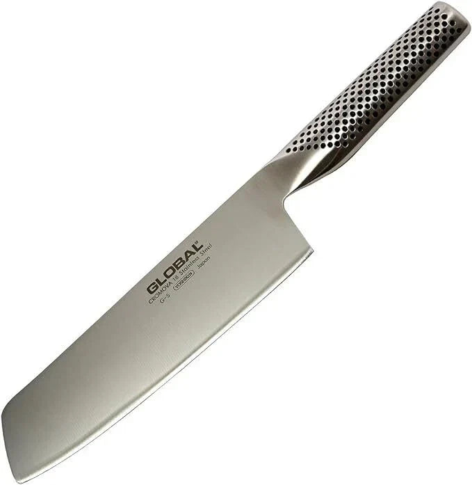 Global G-5 Nakiri Japanese Kitchen Knife 18cm Stainless Steel Made in Japan NEW