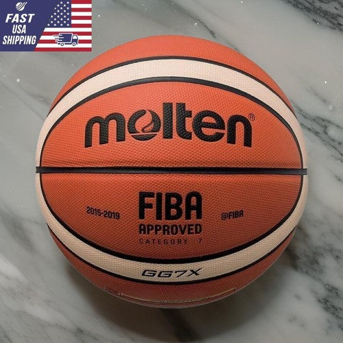 Molten GG7X Basketball Official Size 7 Premium PU Leather Outdoor Game Ball