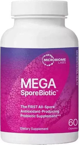 MegaSporeBiotic Probiotic Supplement 60 Capsules