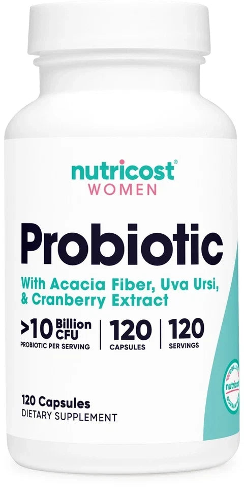 Nutricost Probiotic Complex for Women 10 Billion CFU 120 Capsules