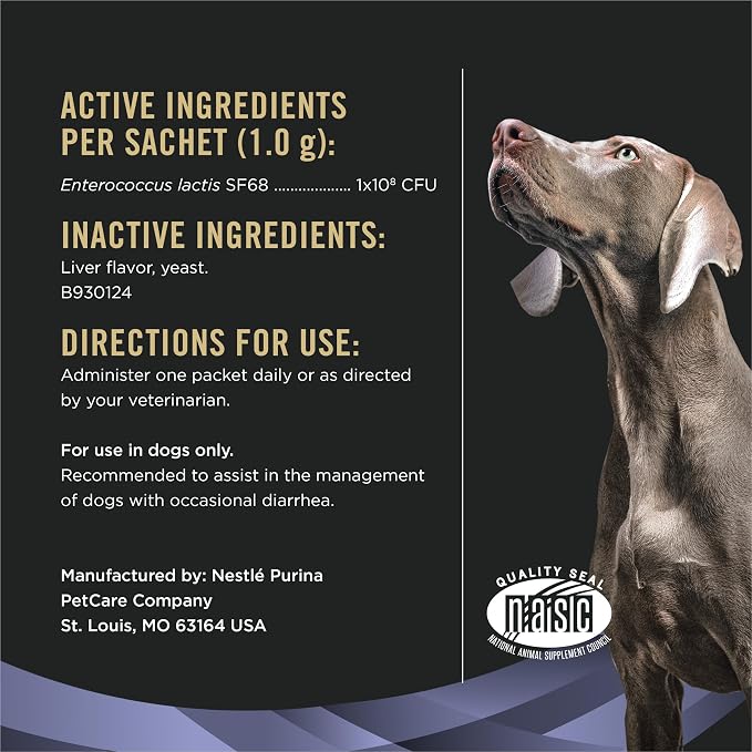 Purina Pro Plan FortiFlora Dog Probiotic Supplement Canine Digestive Support
