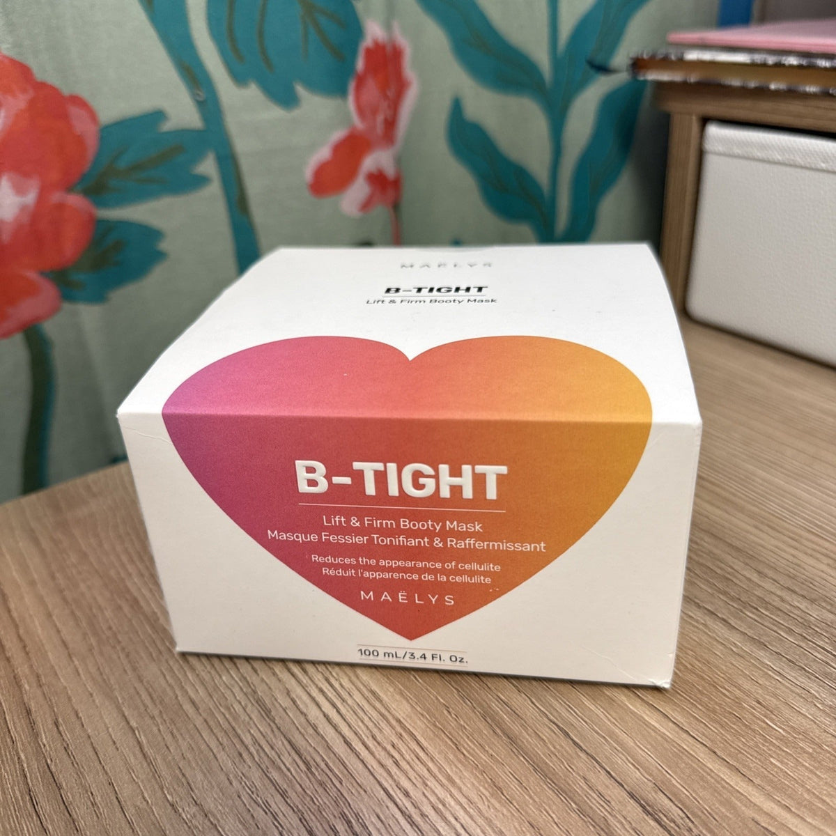 MAËLYS Cosmetics B-Tight Lift & Firm Booty Mask Moisturizer 3.3 oz – Body Firming & Hydrating Cream