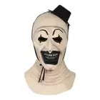 Black Hat Joker Clown Latex Mask