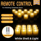 LED Flameless Tea Light Candles with Remote & Timer – Battery Powered Votive Lights