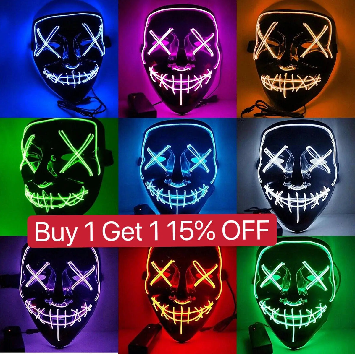 Halloween LED Mask