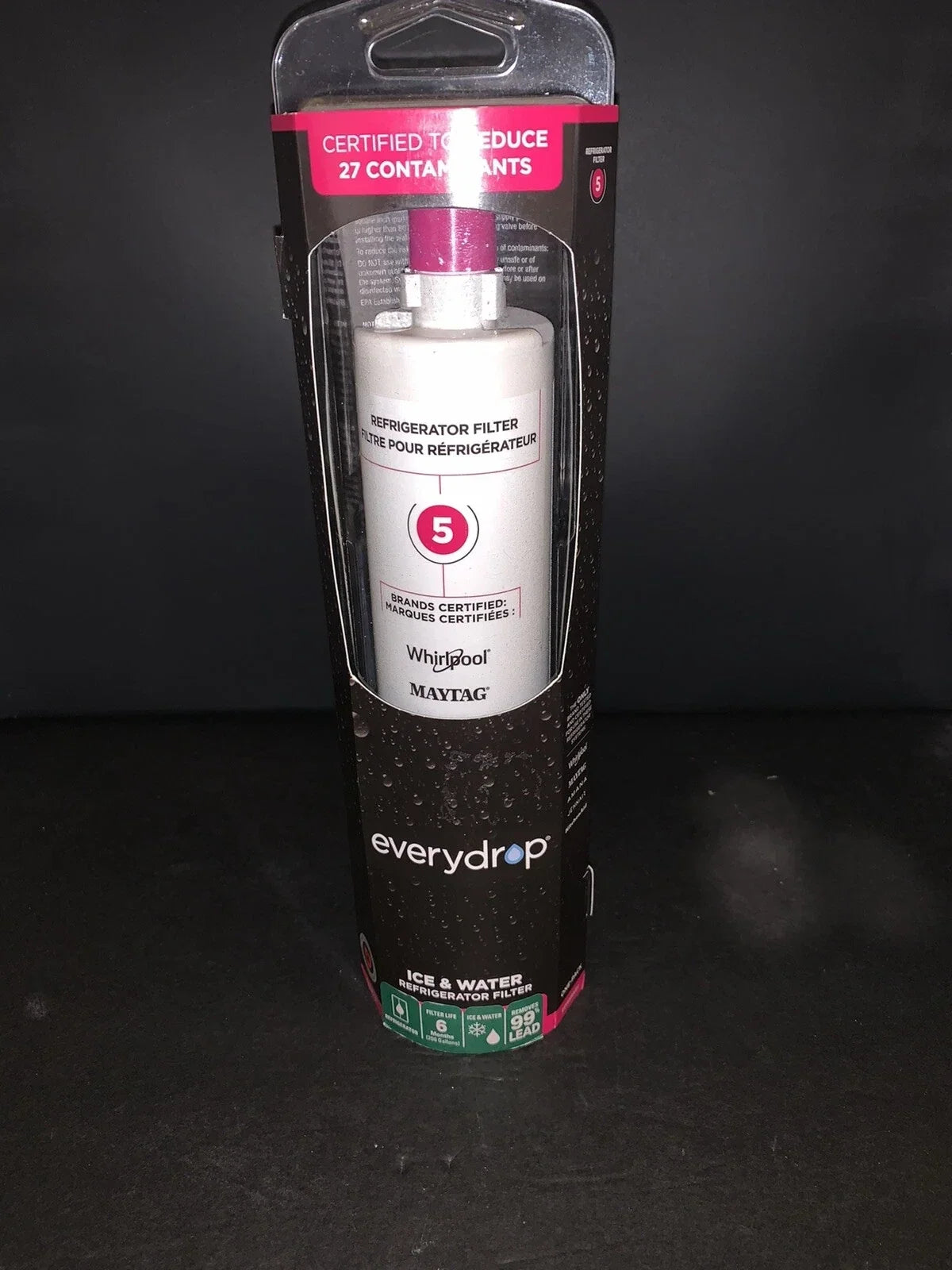Whirlpool Everydrop Filter 5 EDR5RXD1 Refrigerator Ice Water Filter Genuine