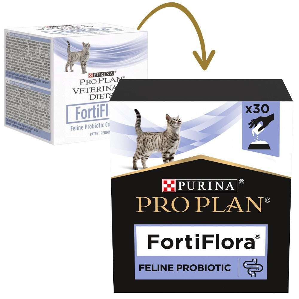 Purina FortiFlora Feline Probiotic Supplement for Cats 30 Sachets New