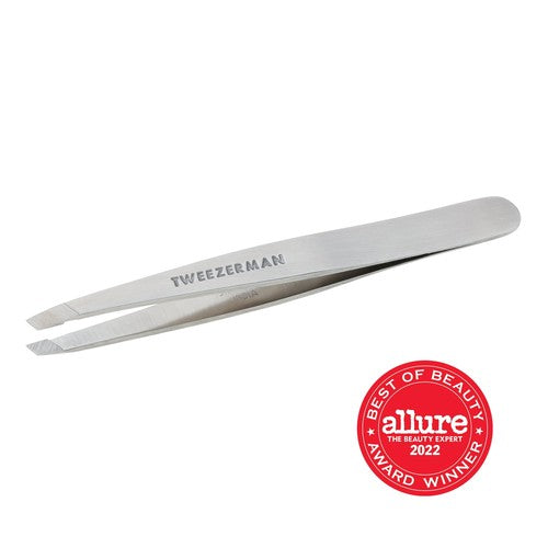 Tweezerman Classic Stainless Steel Slant Tweezer 1231-R Eyebrow Grooming Tool