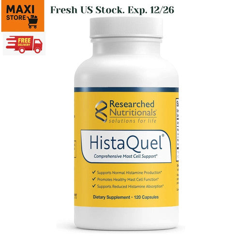 Researched Nutritionals HistaQuel Histamine Support 120 Capsules